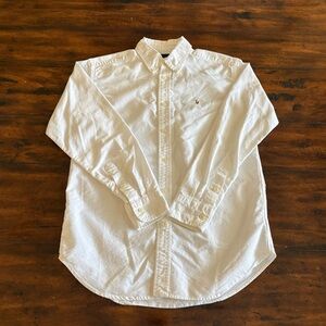 FREE SHIPPING - Boys 14 - Ralph Lauren White Oxford Button Down Shirt with Pony